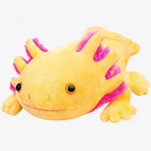 yellow giant axolotl plush