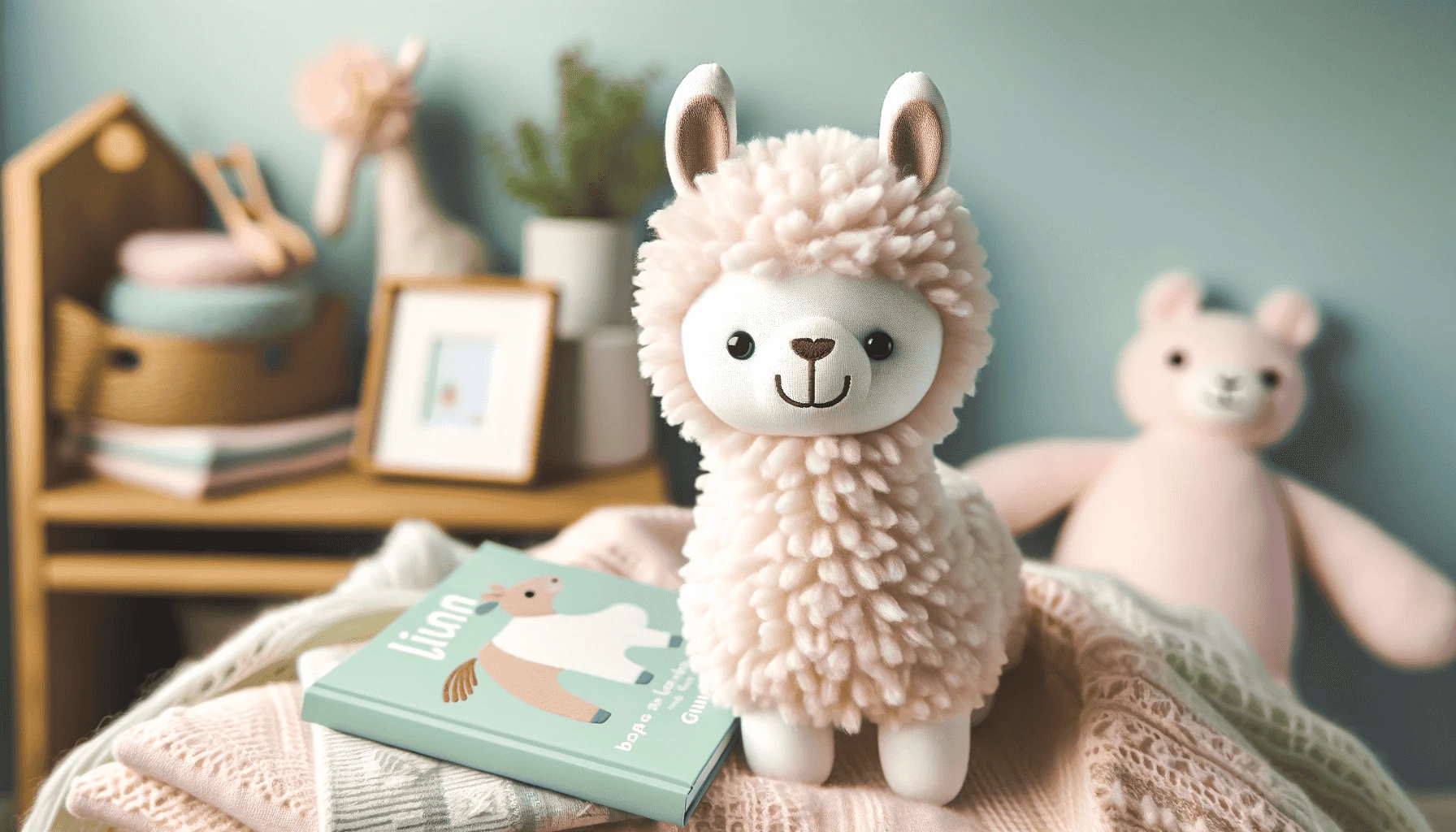 Lil Luvs Liam Baby Safe Plush Llama Lovey by Gund